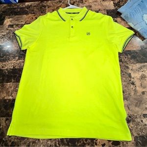 DKNY High-Performance Polo Shirt , neon green